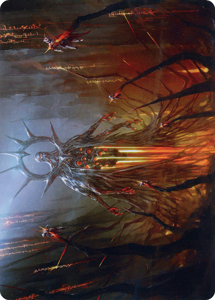 Image of Solphim, Mayhem Dominus // Solphim, Mayhem Dominus (AONE-035) - Phyrexia: All Will Be One Art Series (Borderless)