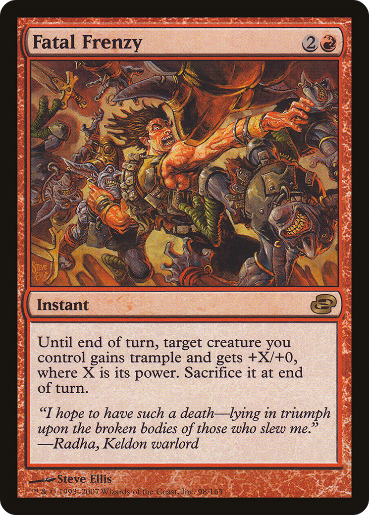 Image of Fatal Frenzy (PLC-098) - Planar Chaos Foil