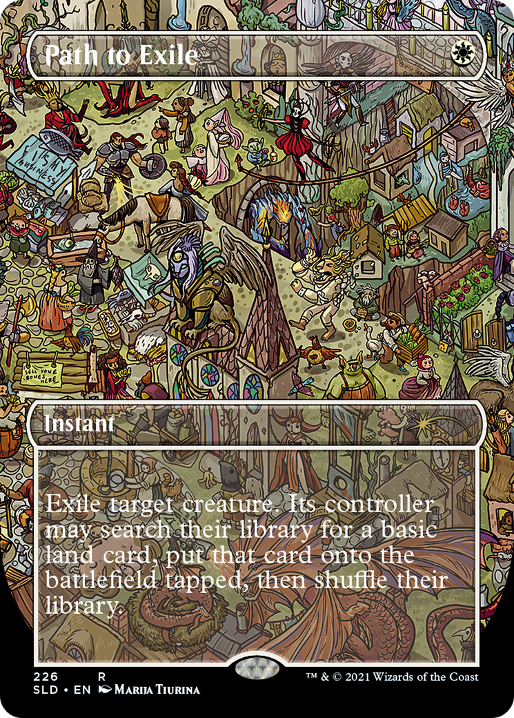 Image of Path to Exile (SLD-226) - Secret Lair Drop (Borderless) Foil