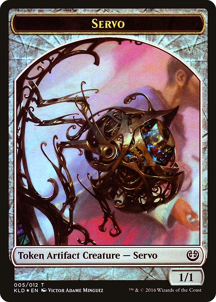 Image of Thopter // Servo Double-sided Token (LEP-) - League Tokens 2016 Foil
