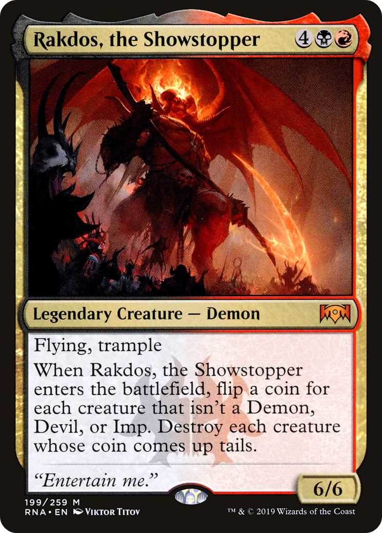 Image of Rakdos, the Showstopper (RNA-199) - Ravnica Allegiance