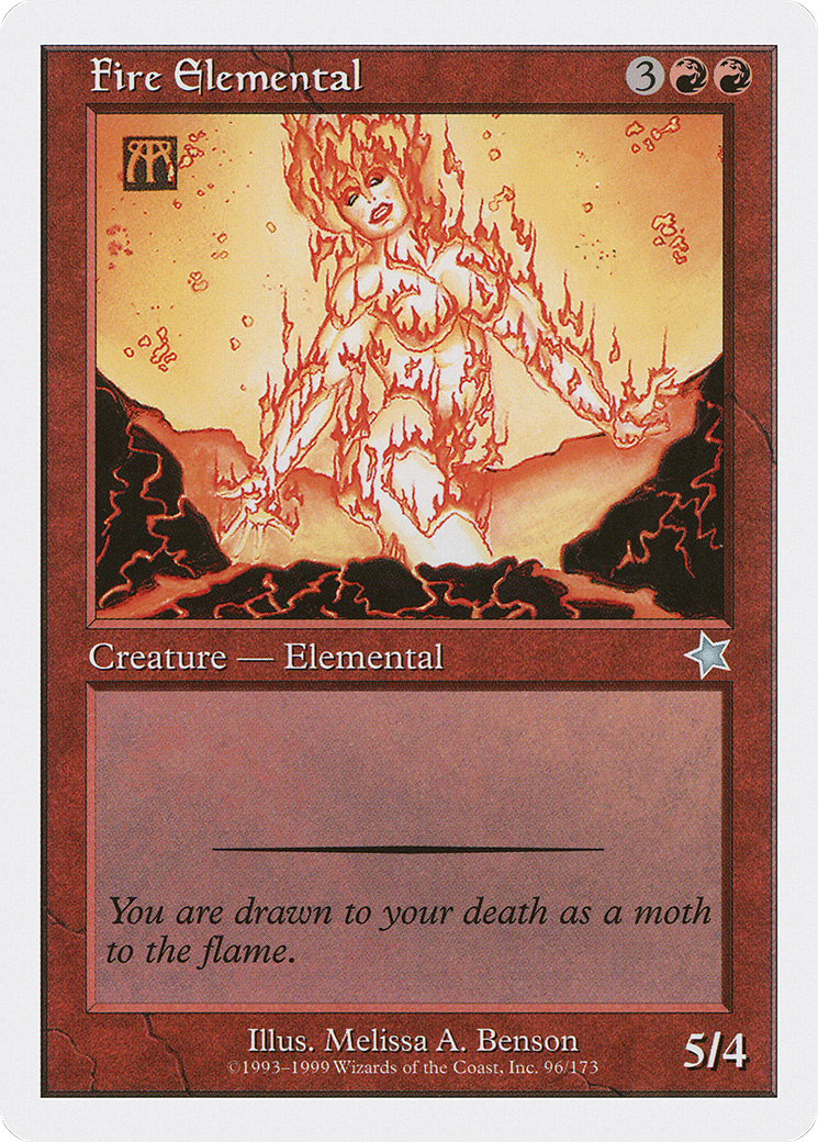 Image of Fire Elemental (S99-096) - Starter 1999