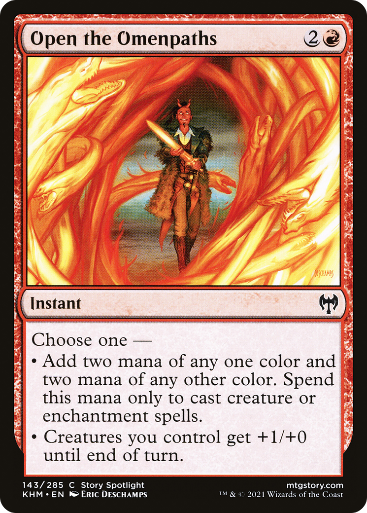 Image of Open the Omenpaths (KHM-143) - Kaldheim Foil