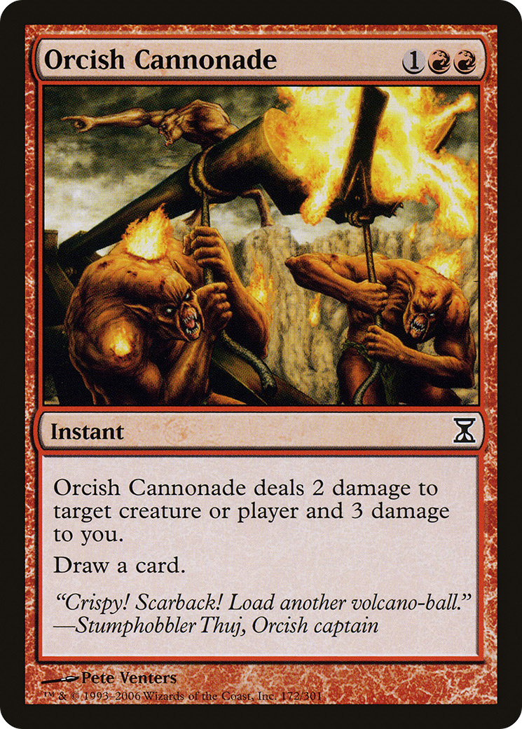 Image of Orcish Cannonade (TSP-172) - Time Spiral