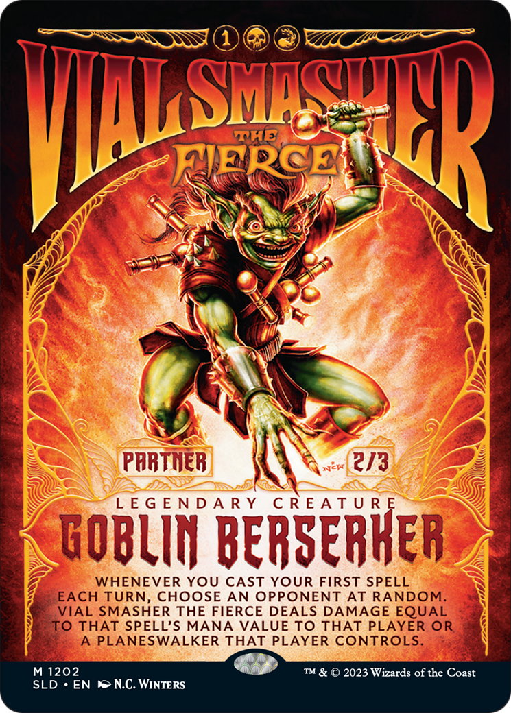 Image of Vial Smasher the Fierce (SLD-1202) - Secret Lair Drop (Borderless) Foil