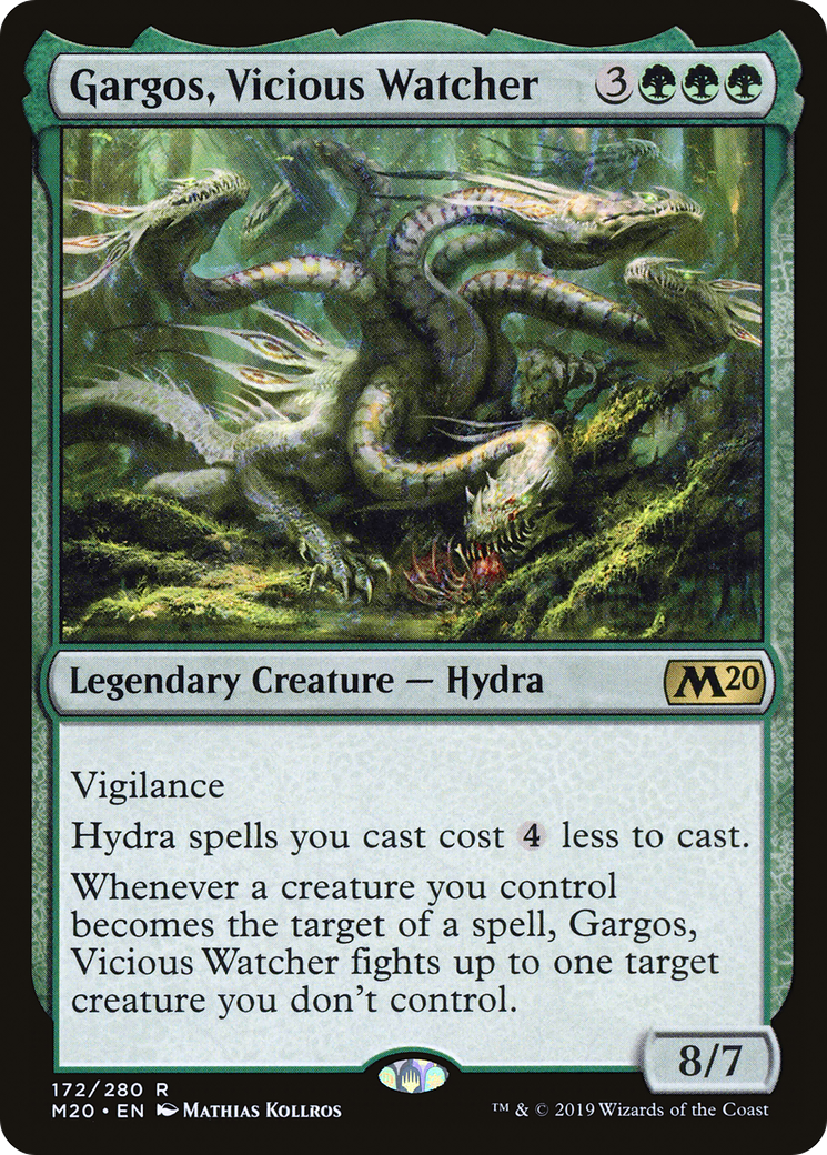 Image of Gargos, Vicious Watcher (M20-172) - Core Set 2020 Foil