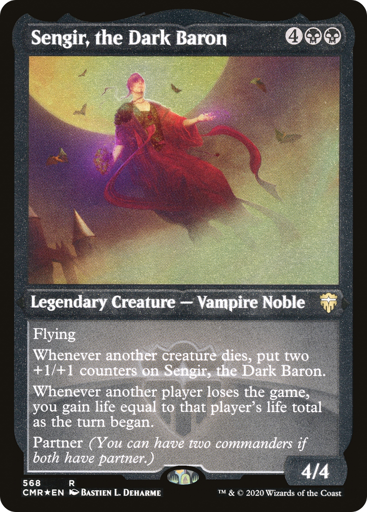 Image of Sengir, the Dark Baron (Foil Etched) (CMR-568) - Commander Legends Foil