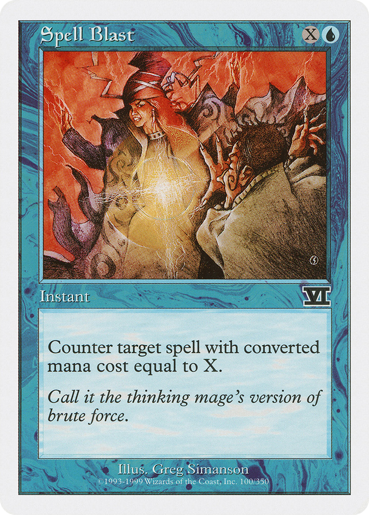 Image of Spell Blast (6ED-100) - Classic Sixth Edition