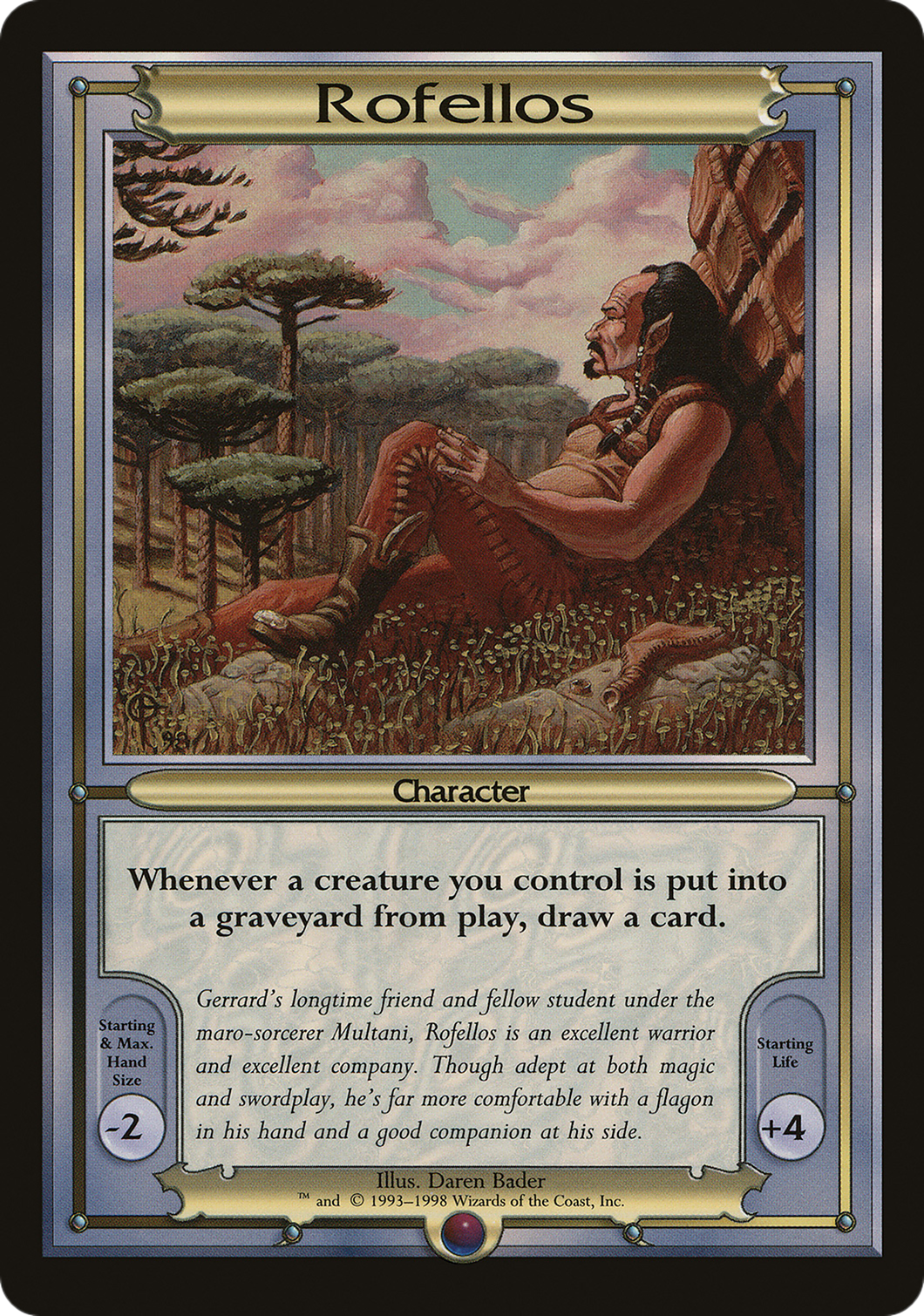 Image of Rofellos (Oversize) (VNG-) - Vanguard Series