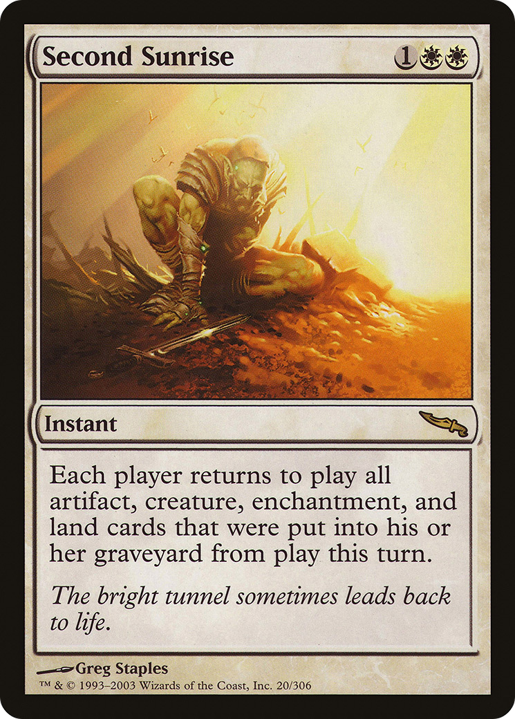 Image of Second Sunrise (MRD-020) - Mirrodin