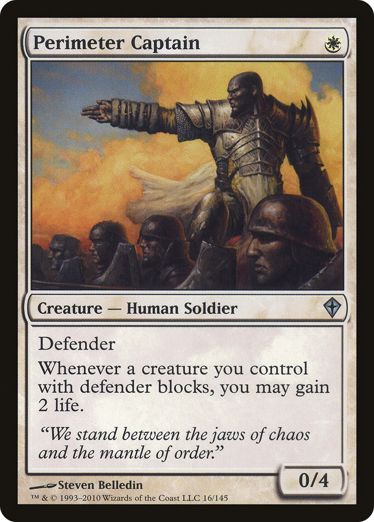 Image of Perimeter Captain (WWK-016) - Worldwake Foil