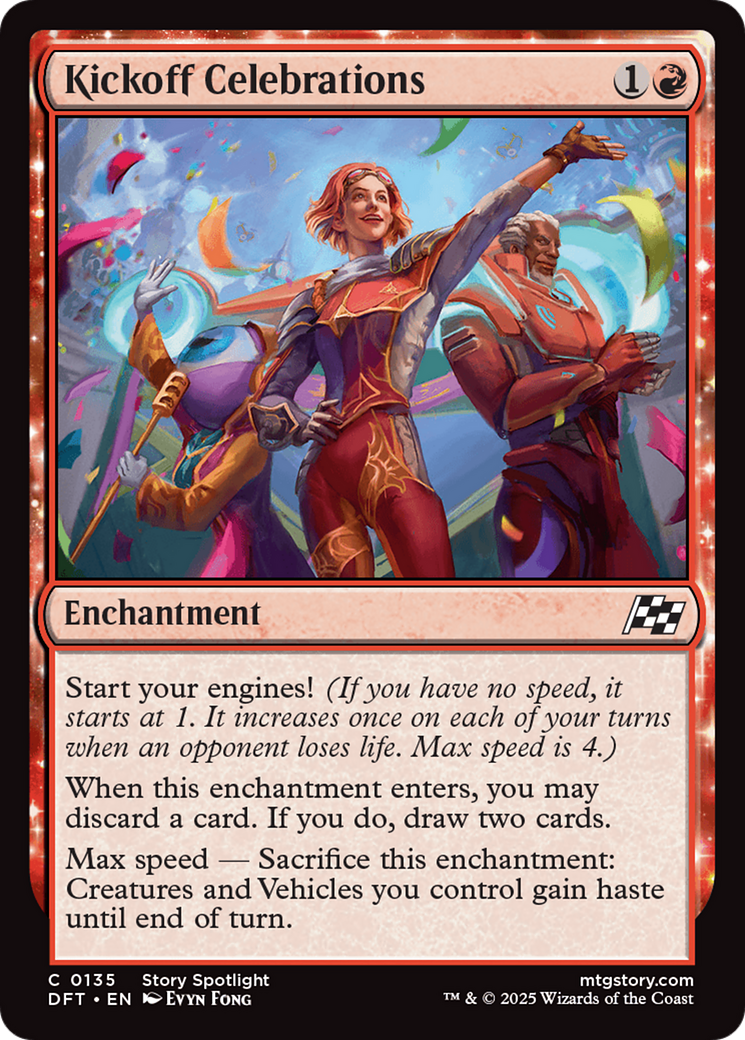 Image of Kickoff Celebrations (DFT-135) - Aetherdrift: (enchantment)