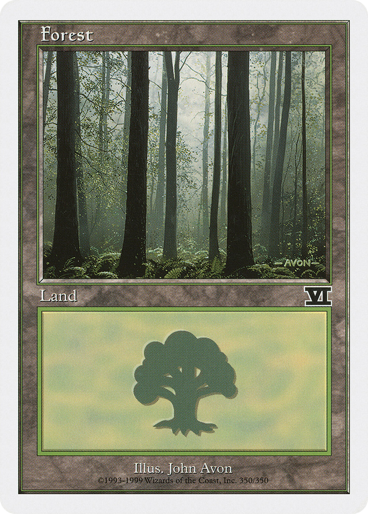 Image of Forest (350) (6ED-350) - Classic Sixth Edition