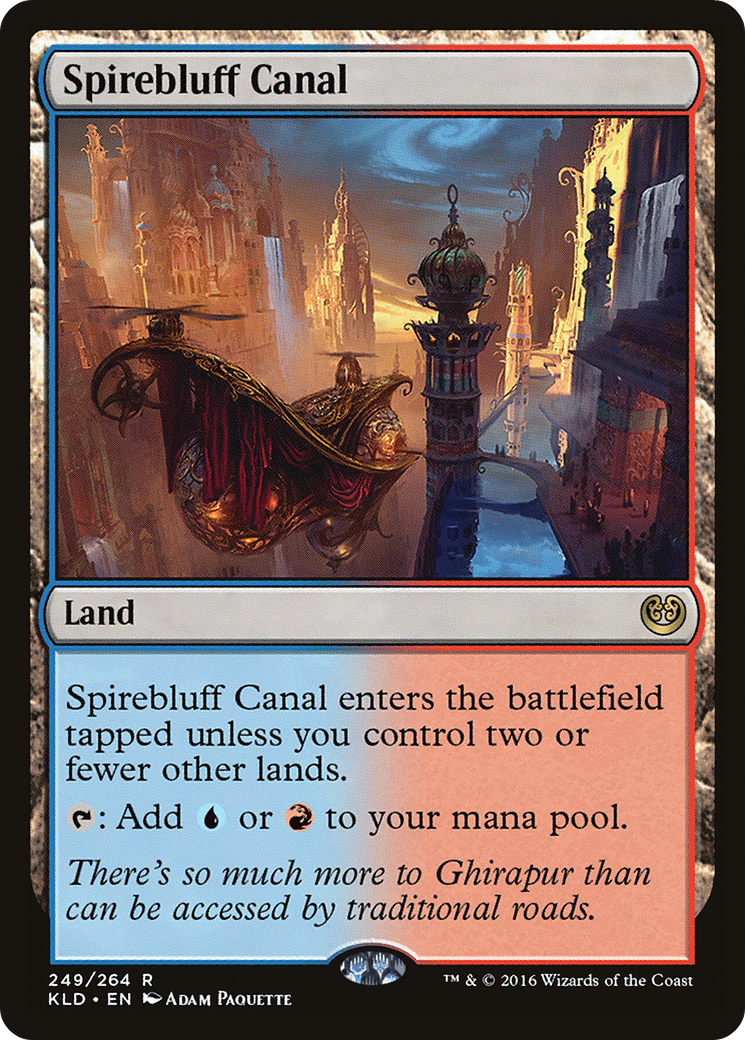 Image of Spirebluff Canal (KLD-249) - Kaladesh Foil