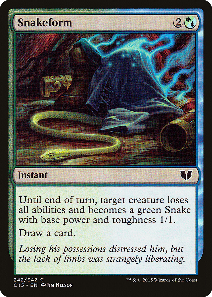 Image of Snakeform (C15-242) - Commander 2015
