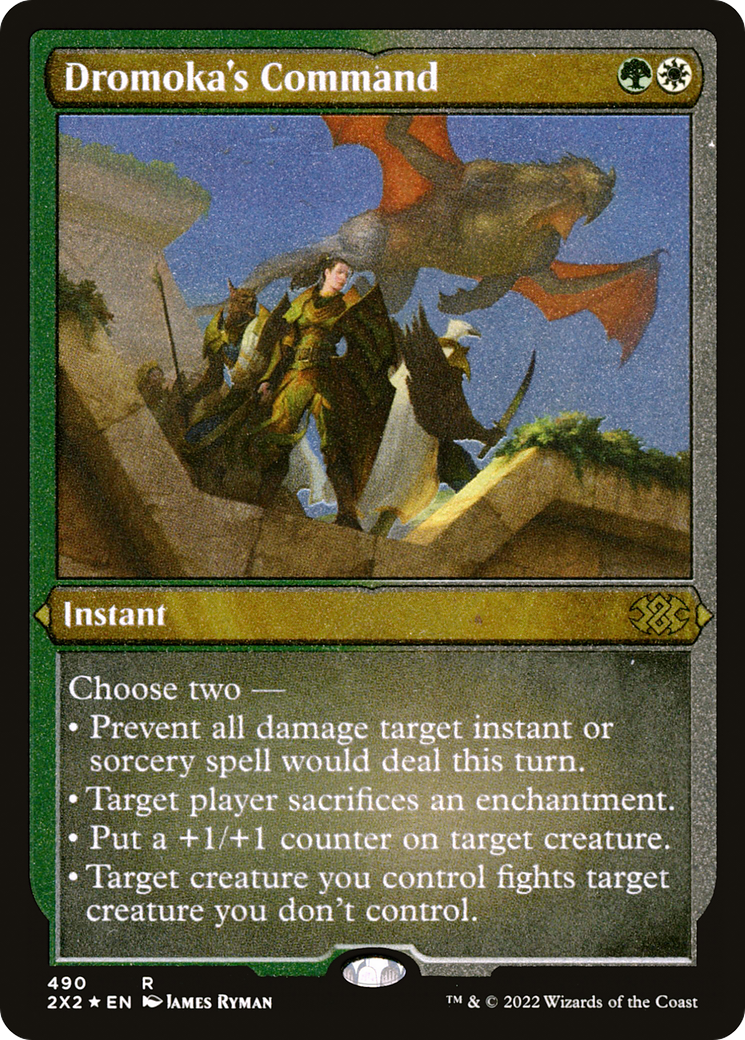 Image of Dromoka's Command (2X2-490) - Double Masters 2022 Foil