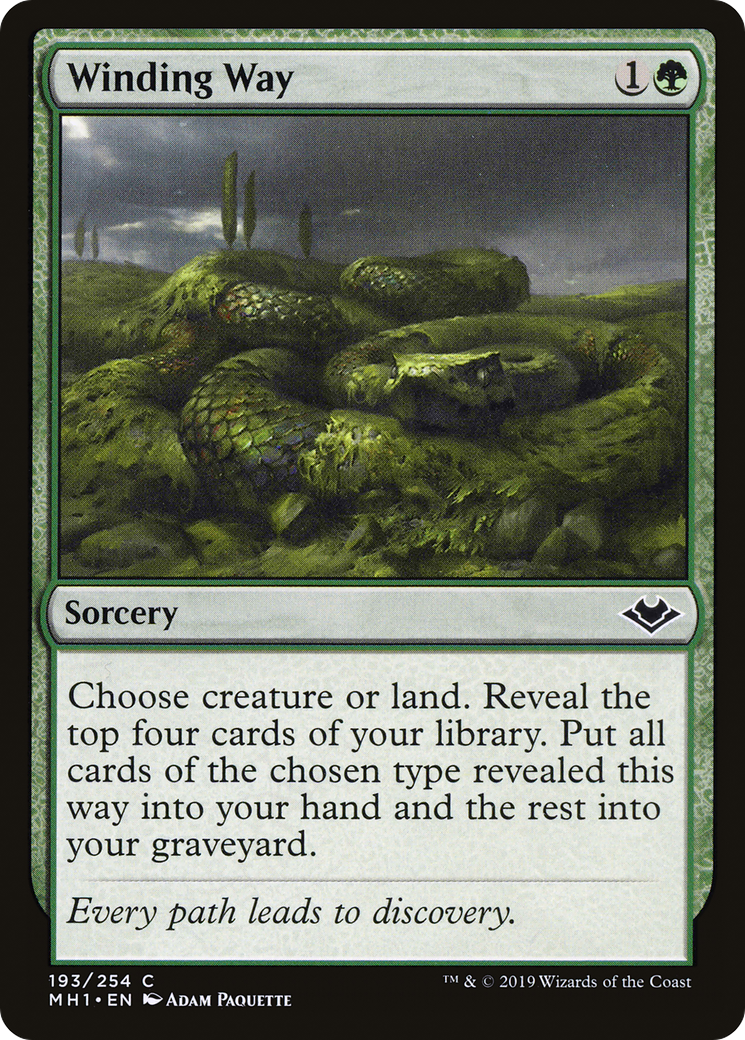 Image of Winding Way (MH1-193) - Modern Horizons Foil
