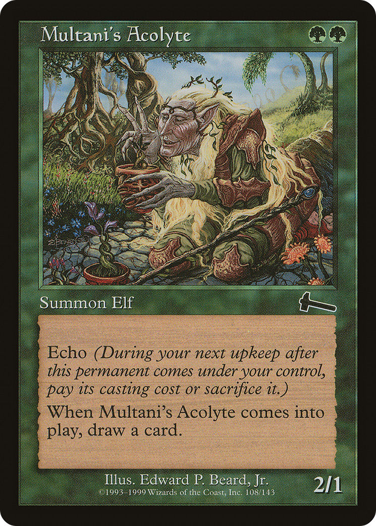 Image of Multani's Acolyte (ULG-108) - Urza's Legacy