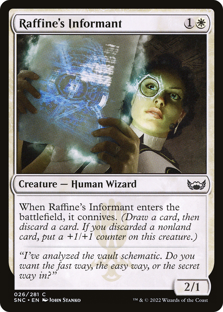 Image of Raffine's Informant (SNC-026) - Streets of New Capenna Foil