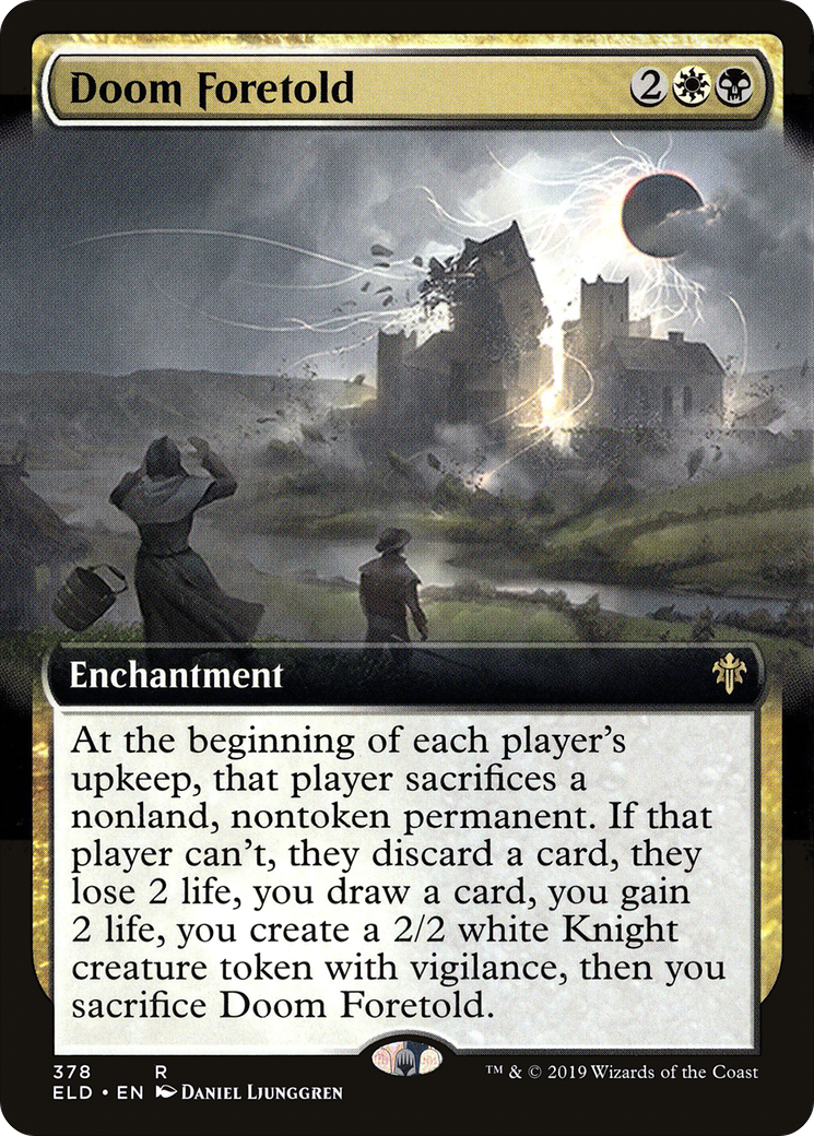 Image of Doom Foretold (Extended Art) (ELD-378) - Throne of Eldraine: (Extended Art)