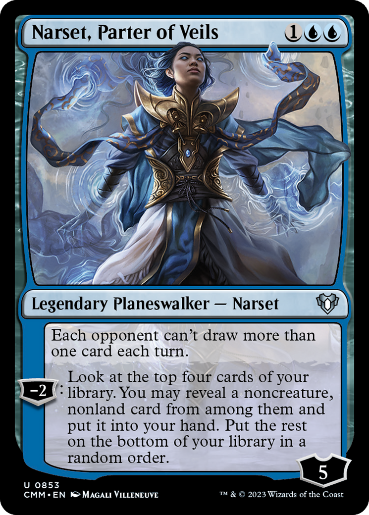 Image of Narset, Parter of Veils (CMM-853) - Commander Masters