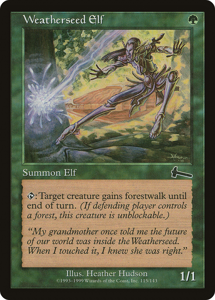 Image of Weatherseed Elf (ULG-115) - Urza's Legacy