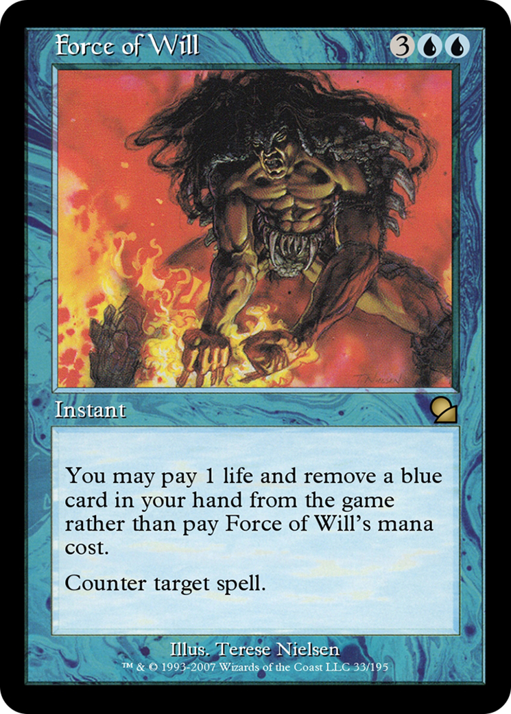 Image of Force of Will (ME1-033) - Masters Edition Foil