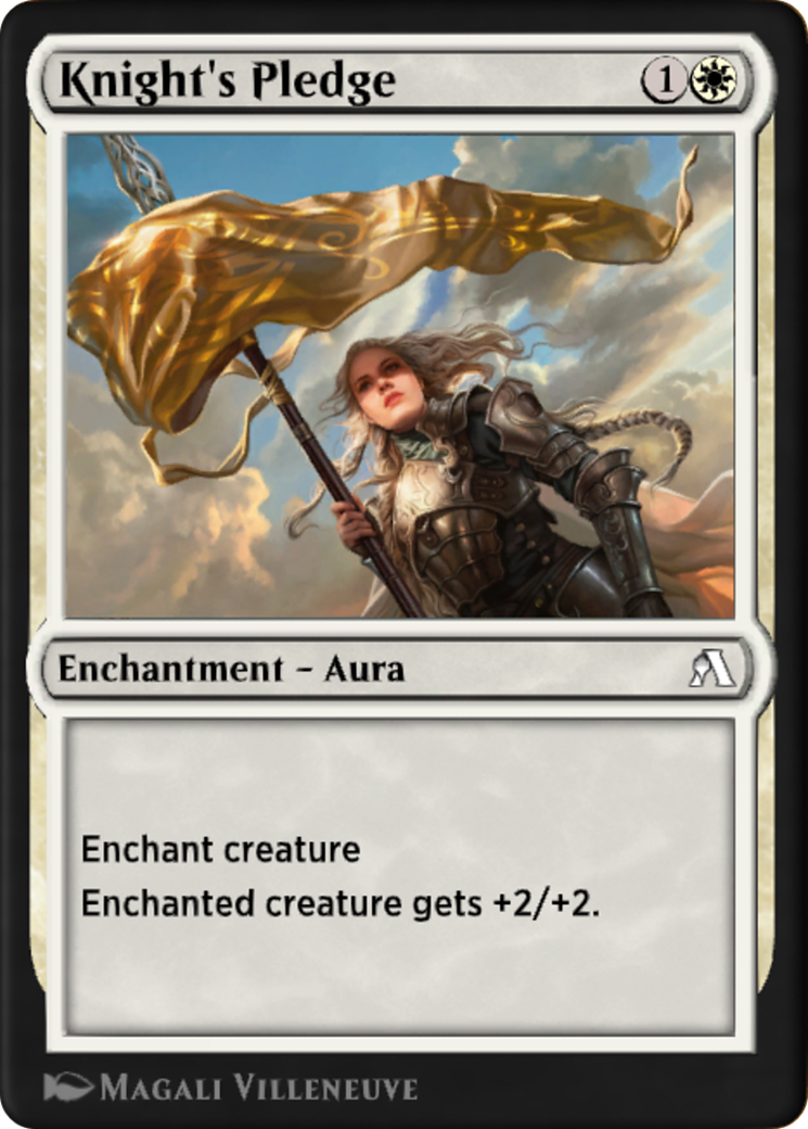 Image of Knight's Pledge (OANA-005) - Arena New Player Experience Cards