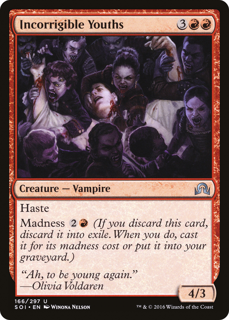 Image of Incorrigible Youths (SOI-166) - Shadows over Innistrad Foil