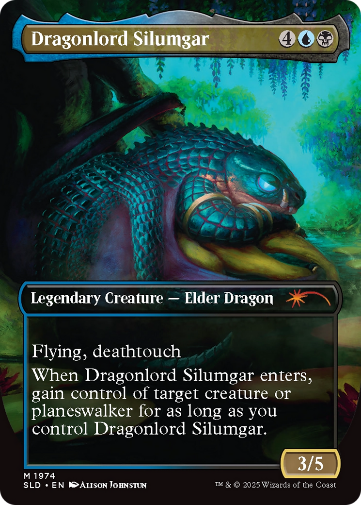 Image of Dragonlord Silumgar (SLD-1974) - Secret Lair Drop (Borderless)