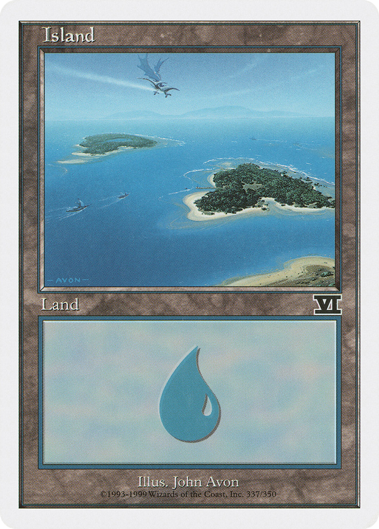 Image of Island (337) (6ED-337) - Classic Sixth Edition