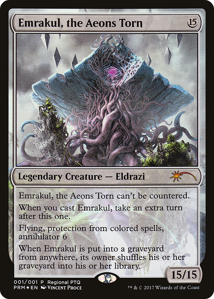 Image of Emrakul, the Aeons Torn (PTP-001) - Pro Tour Promos Foil