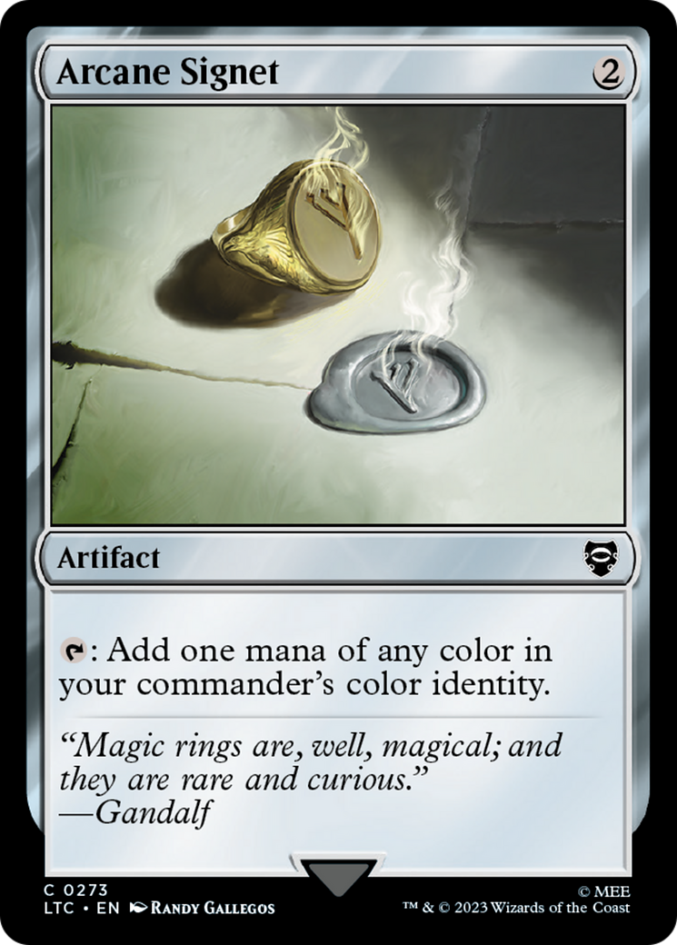 Image of Arcane Signet (LTC-273) - Tales of Middle-earth Commander