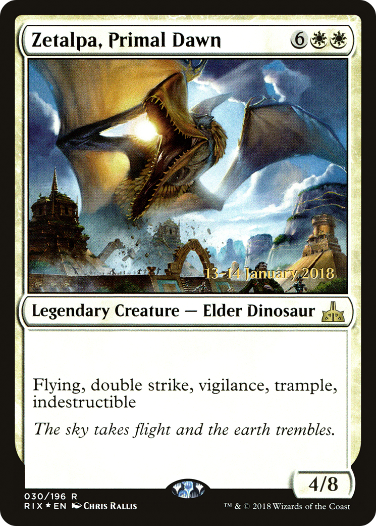Image of Zetalpa, Primal Dawn (PRE-030) - Rivals of Ixalan Promos Foil