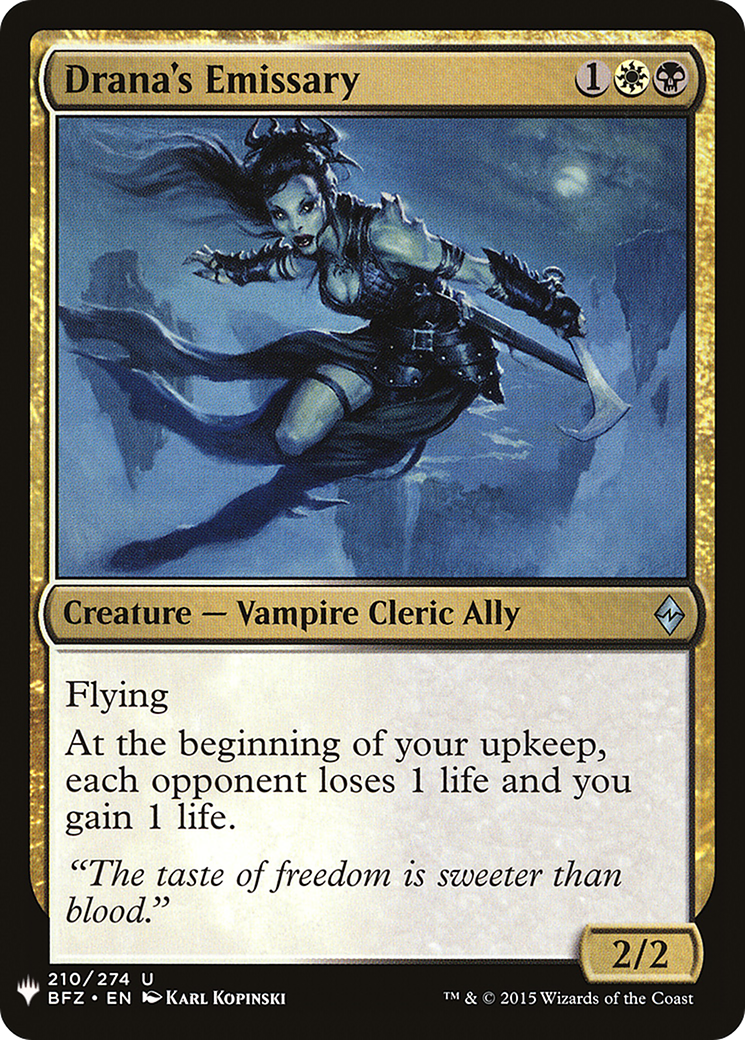 Image of Drana's Emissary (LIST-210) - The List