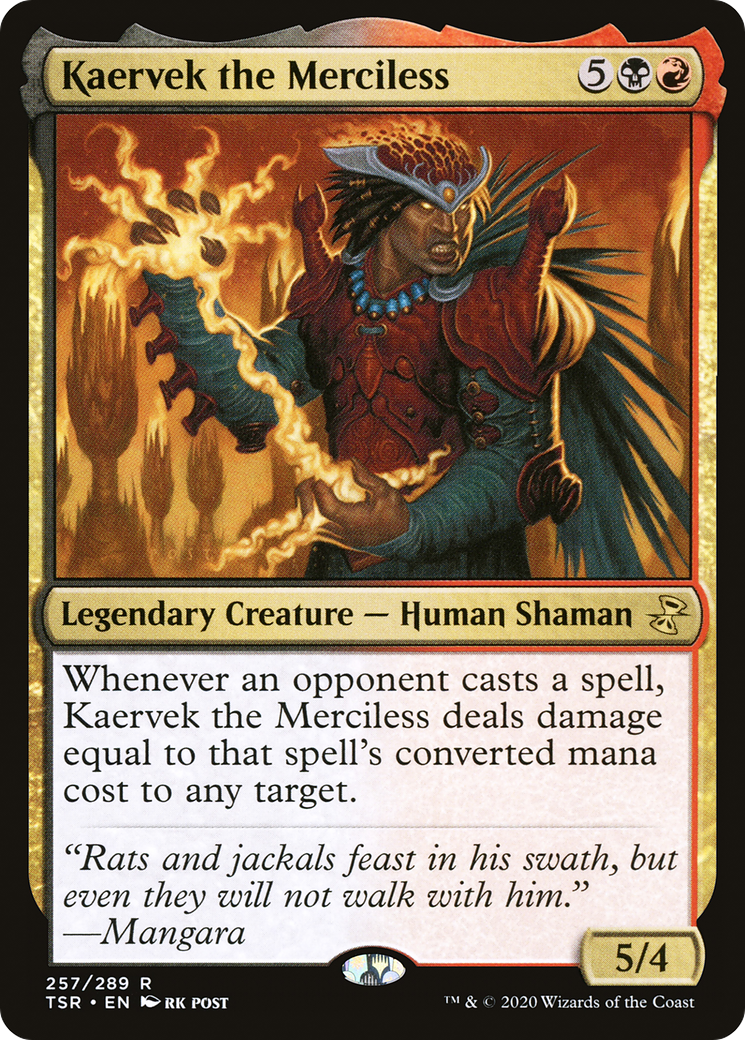 Image of Kaervek the Merciless (TSR-257) - Time Spiral Remastered