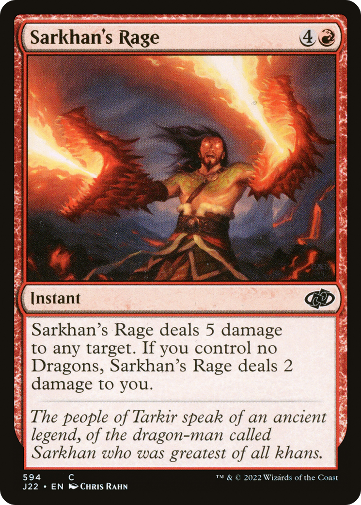 Image of Sarkhan's Rage (J22-594) - Jumpstart 2022