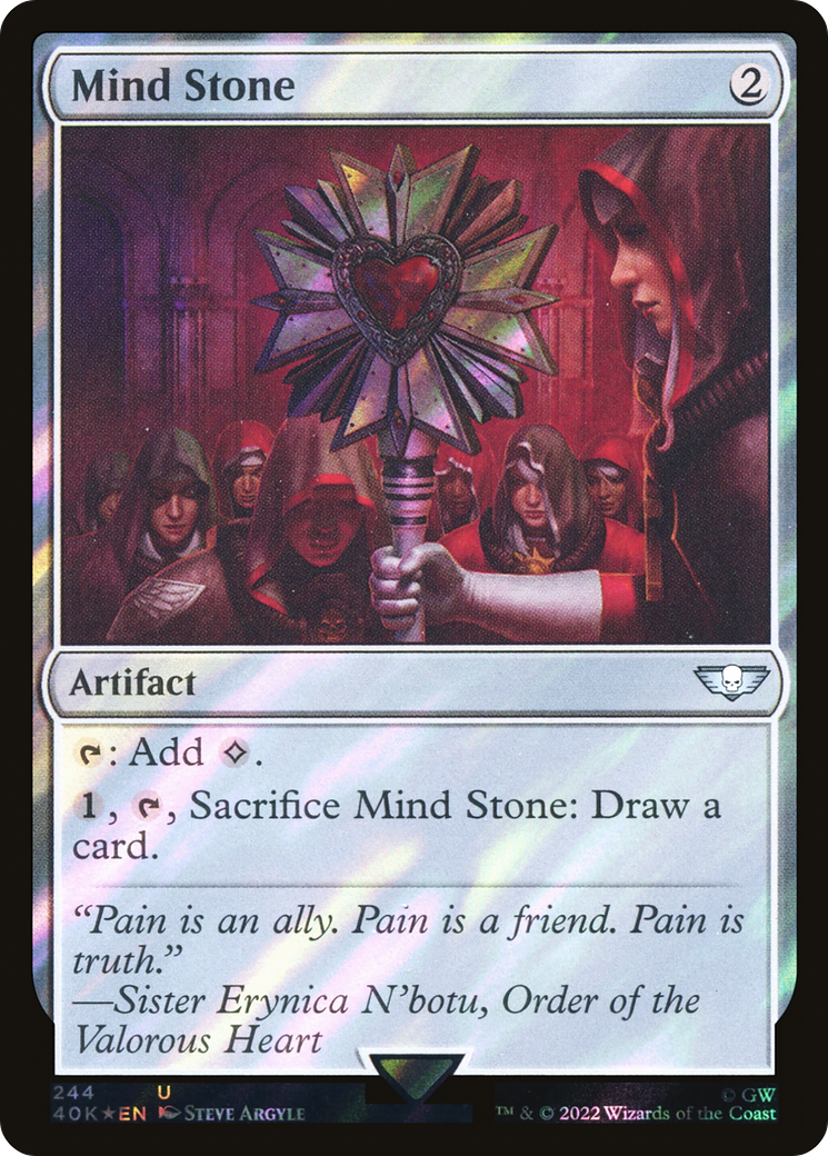 Image of Mind Stone (244) (Surge Foil) (40K-244) - Warhammer 40,000 Commander Foil