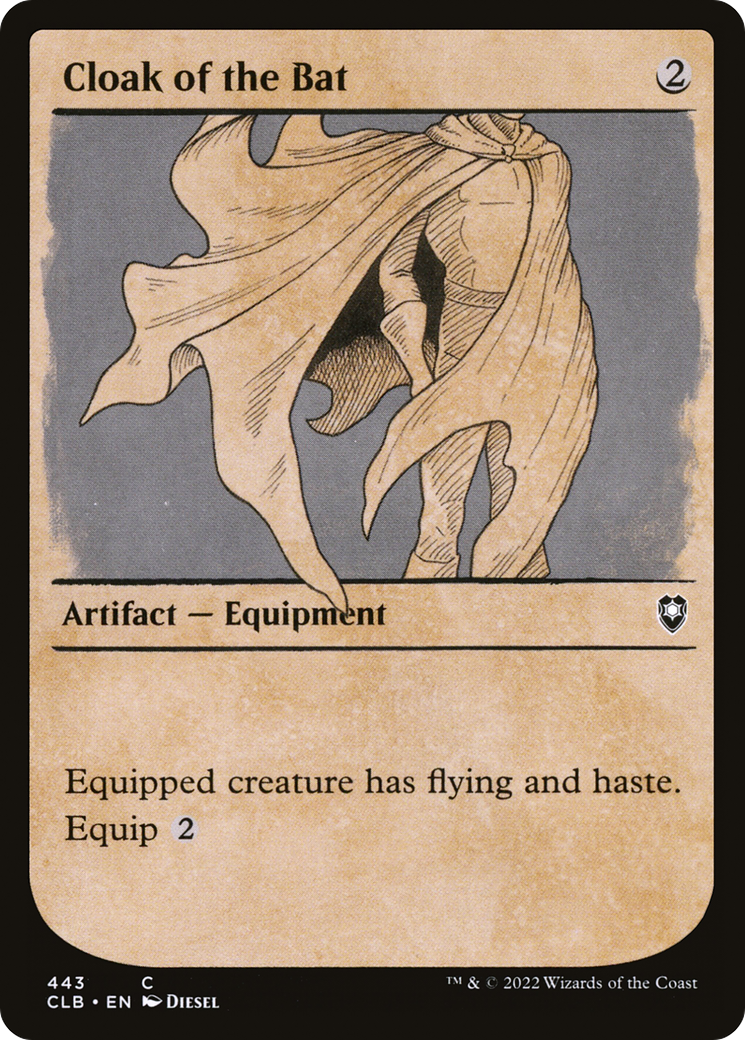 Image of Cloak of the Bat (Showcase) (CLB-443) - Commander Legends: Battle for Baldur's Gate: (Showcase)