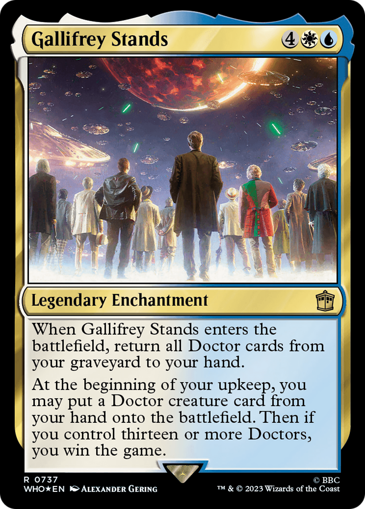 Image of Gallifrey Stands (Surge Foil) (WHO-737) - Doctor Who Foil