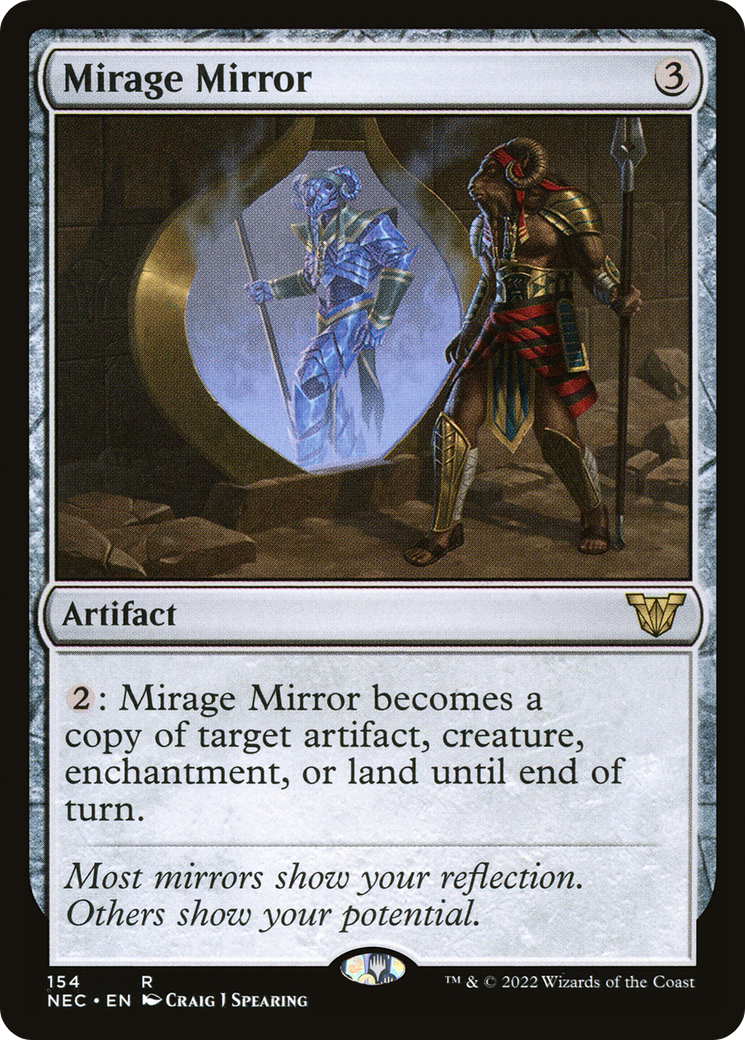 Image of Mirage Mirror (NEC-154) - Neon Dynasty Commander