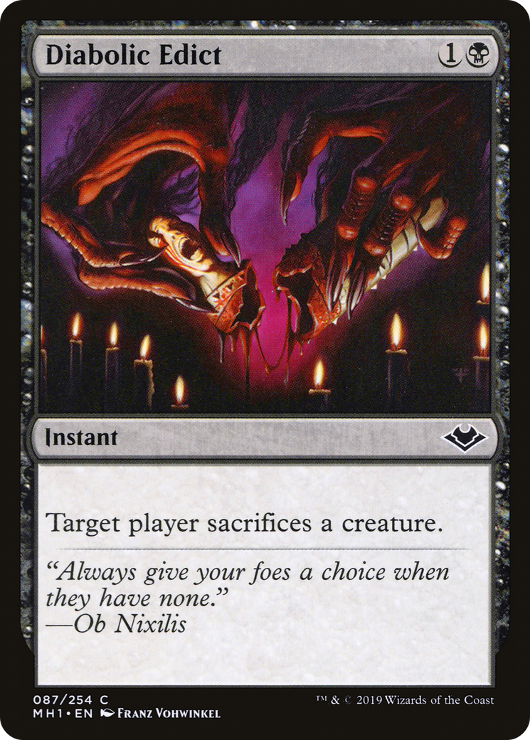 Image of Diabolic Edict (MH1-087) - Modern Horizons