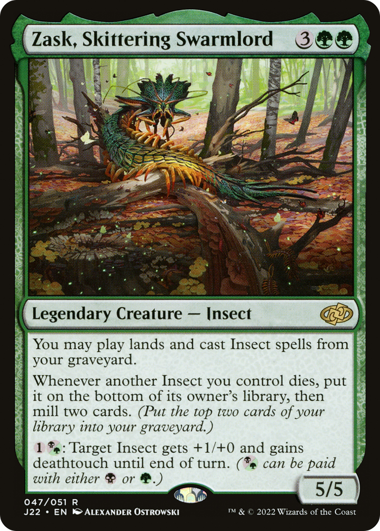 Image of Zask, Skittering Swarmlord (J22-047) - Jumpstart 2022