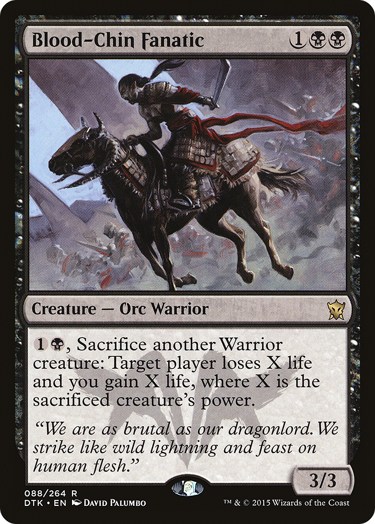 Image of Blood-Chin Fanatic (DTK-088) - Dragons of Tarkir