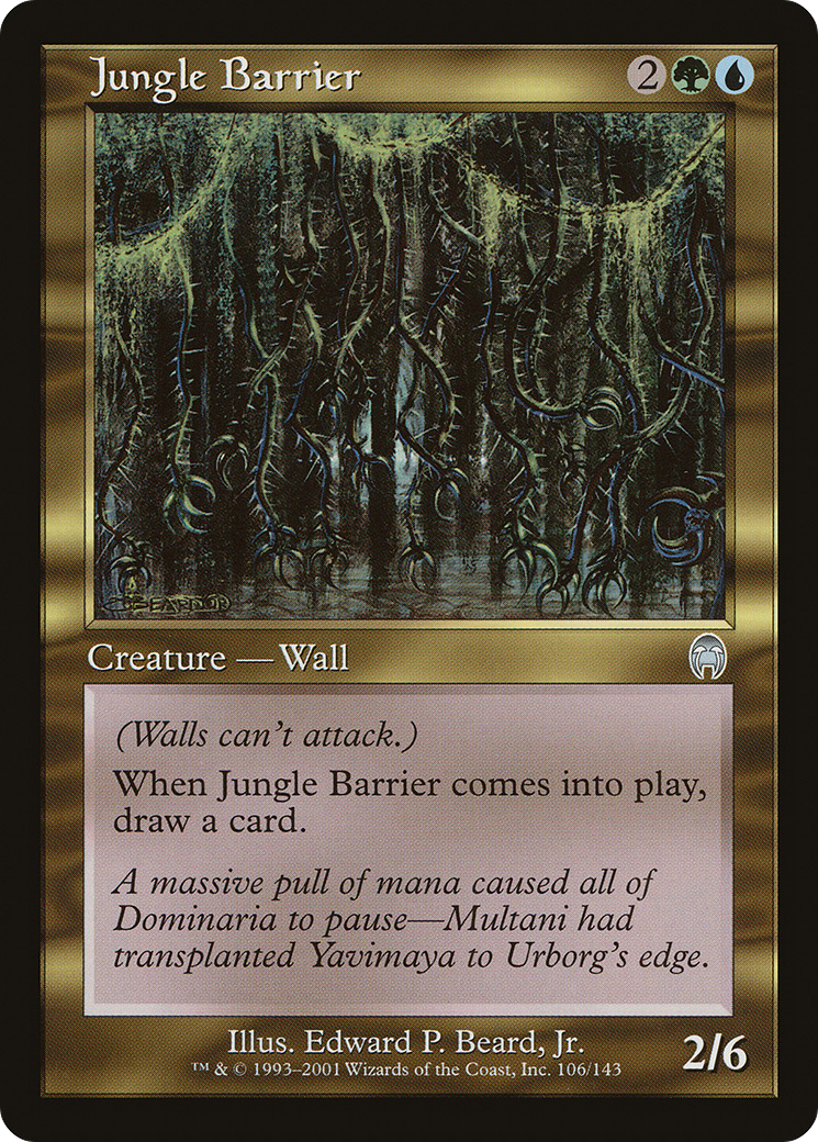 Image of Jungle Barrier (APC-106) - Apocalypse Foil