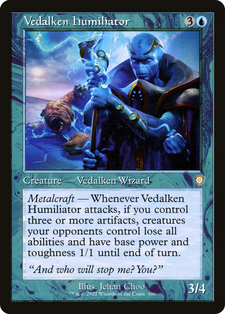 Image of Vedalken Humiliator (Retro Frame) (BRC-100) - The Brothers' War Commander