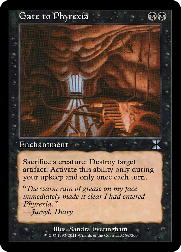 Image of Gate to Phyrexia (ME4-082) - Masters Edition IV