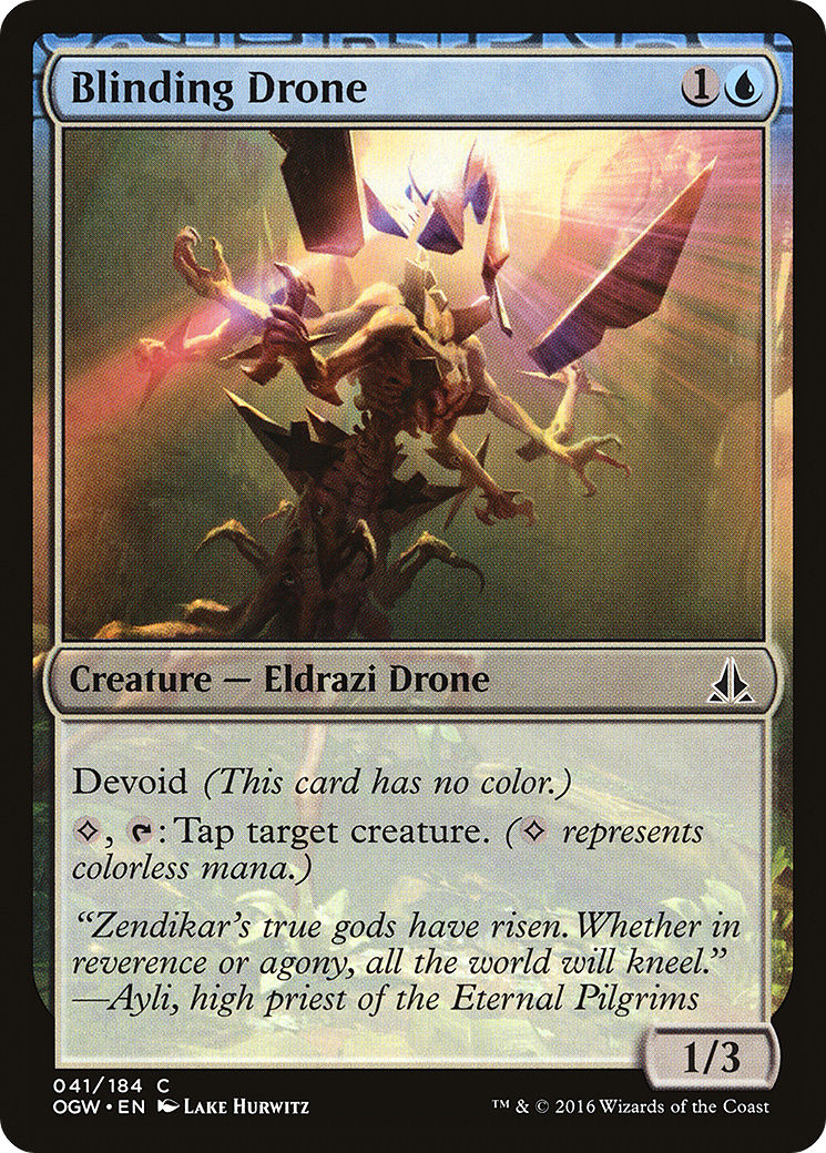 Image of Blinding Drone (OGW-041) - Oath of the Gatewatch: (devoid) Foil