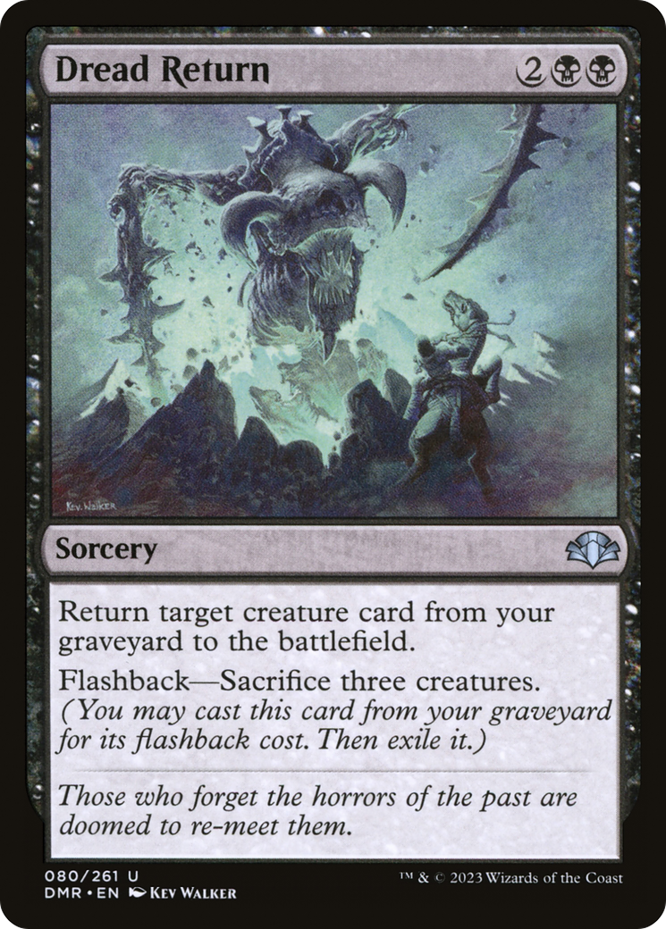 Image of Dread Return (DMR-080) - Dominaria Remastered Foil