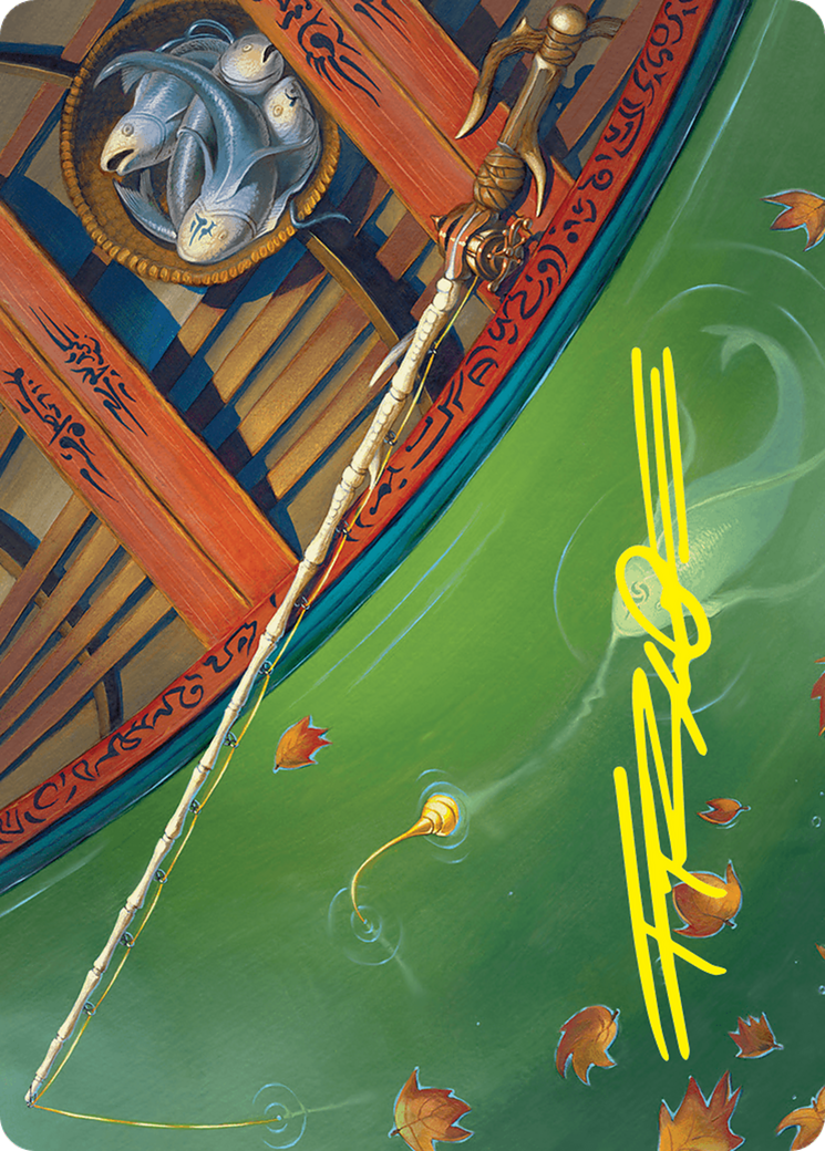 Image of Fishing Pole // Fishing Pole (AFDN-018) - Foundations Art Series (Borderless) Foil